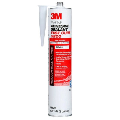 3M™ Marine Adhesive Sealant 5200FC Fast Cure, White, 295 mL