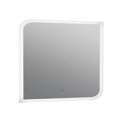 LED Mirror 31-1/2x24" Pure White Lum 6000k Touch Switch Rectangle Dual Voltage 110-220V