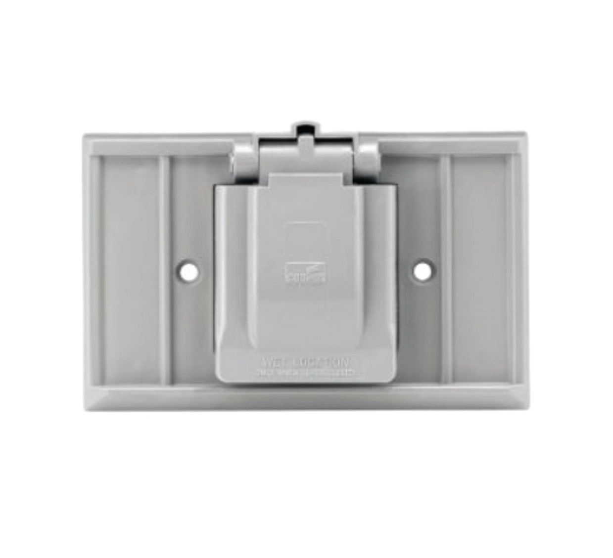 Outlet Color:gray Non-Metallic Gray 1-Outlet Weatherproof Electrical Outlet Co – SUNICO