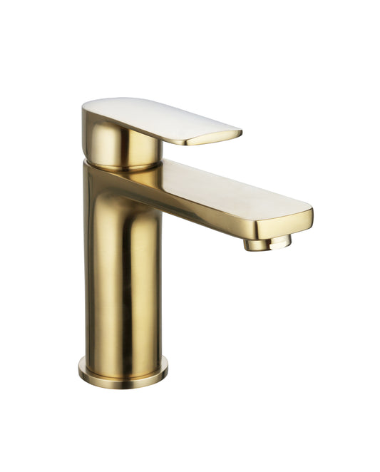 Single Lever Basin Mixer Yellow Gold Color
