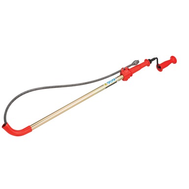 K-6P Hybrid Toilet Snake Auger, Cable Extends to 6 ft. with Integrated Bulb Head (Manual or Cordless
