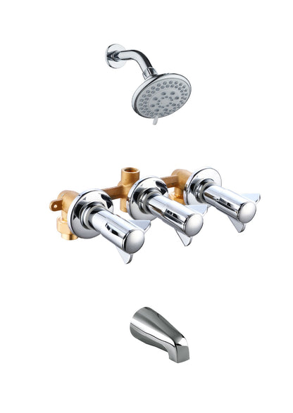 Tub & Shower Set 3 handles Sayco Type