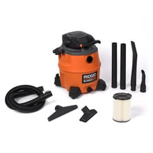 16 Gal. 6.5-HP, Wet/Dry Shop Vacuum with Detachable Blower, Filter, Hose and Accessories. Ridgid