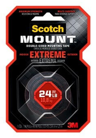 Scotch-Mount™ Extreme Double-Sided Mounting Tape, 1 in x 48 in