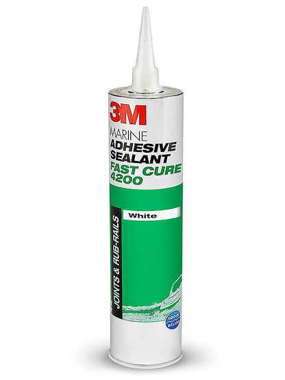 3M™ Marine Adhesive Sealant 4200FC Fast Cure, White, 295 mL Cartridge