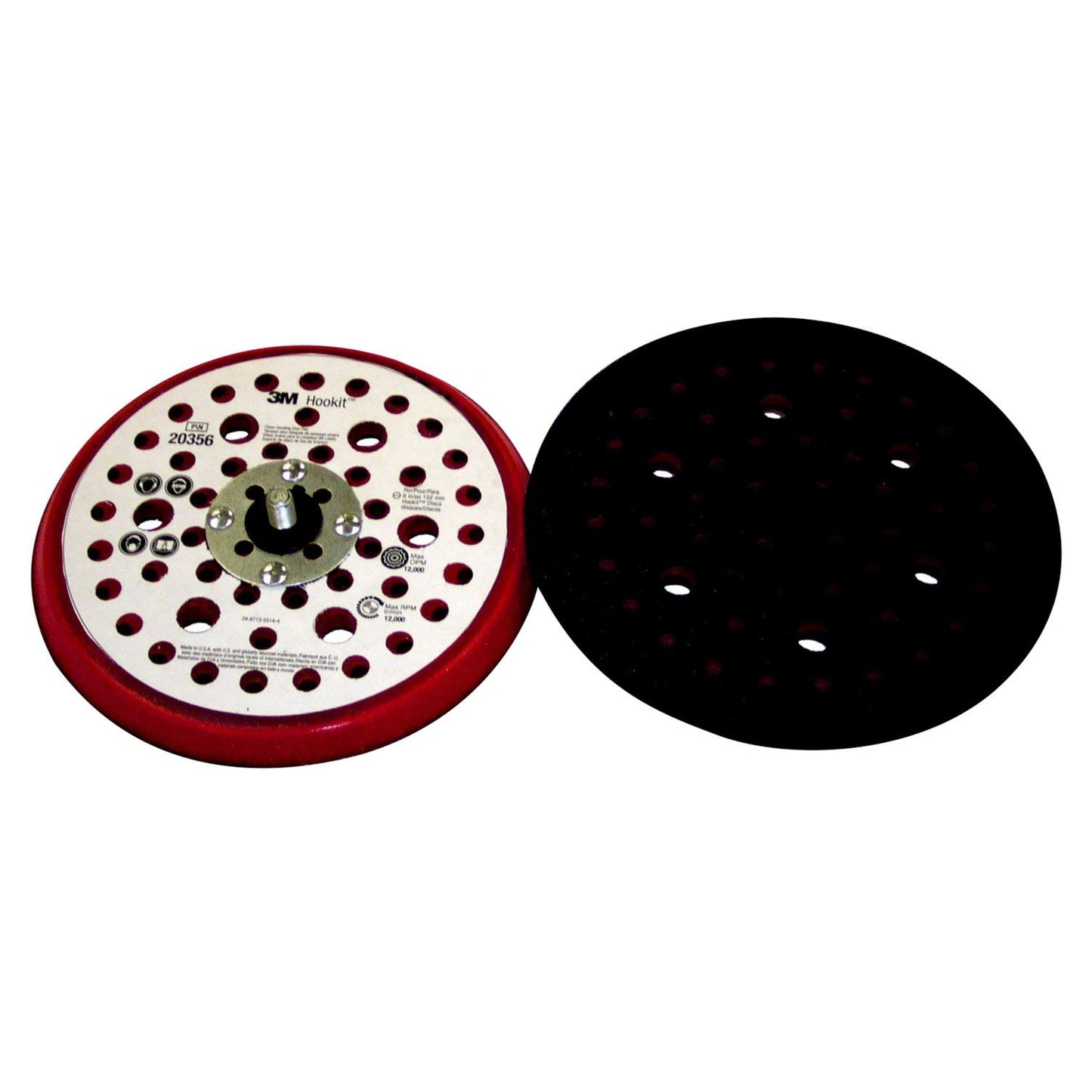 Hookit™ Clean Sanding Low Profile Disc Pad, 6 in x 3/8 in x 5/8 in CH x 5-16/24