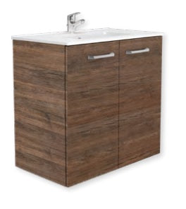 Vanity Adele 24” Cedar Wood Veneer with Basin