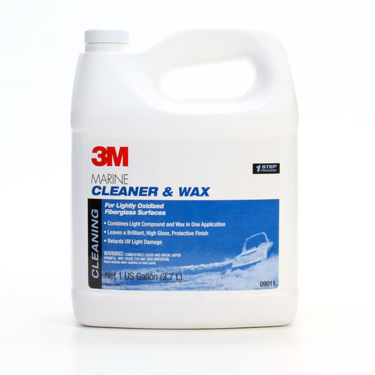 Marine Fiberglass Cleaner and Wax, 1 gal