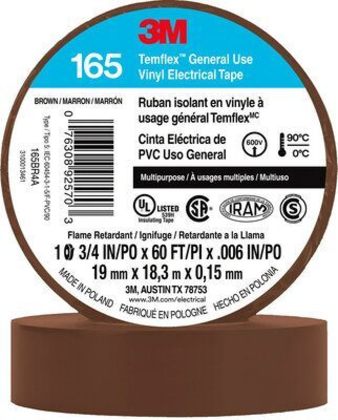 Temflex™ Electrical Tape - 3/4" x 60', Brown