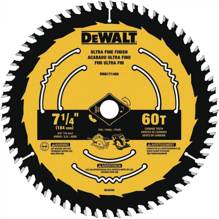 7-1/4-IN 60T Circular Saw Blade