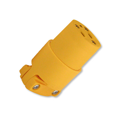 15 Amp 125-Volt 3 Wire Yellow Vinyl Connector