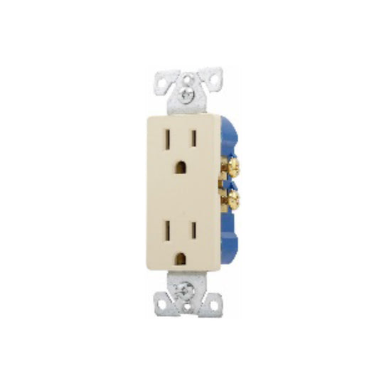 Decorator Duplex Receptacle - Ivory