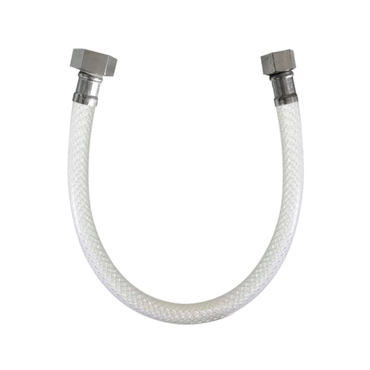 PVC flexible hose (1/2" x 3/8" x 16")