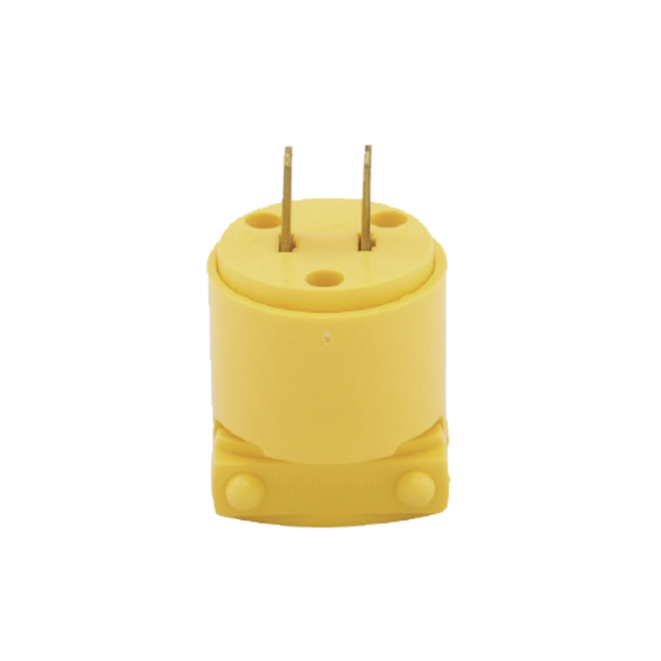 15 Amp Plug 125V 2P2W Vinyl Str Yellow – SUNICO