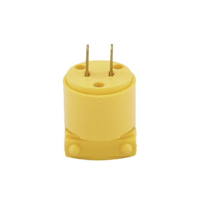 15 Amp Plug 125V 2P2W Vinyl Str Yellow